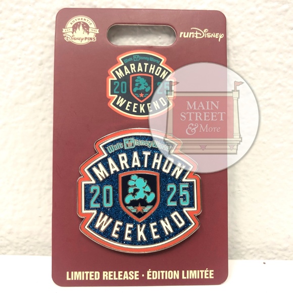 2025 runDisney Marathon Weekend Race 3 LE Disney Pins Set 5K 10K - NEW - Picture 4 of 4